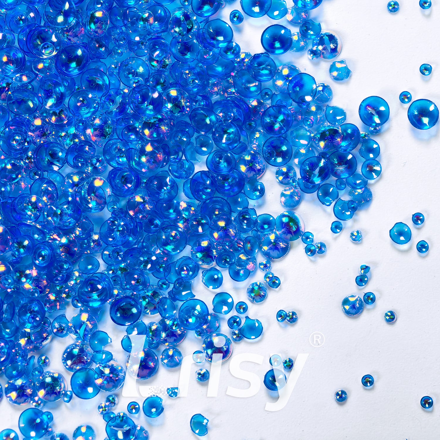 Mixed Holographic Blue Purple 3D Fisheye Bubble Glitter PG10