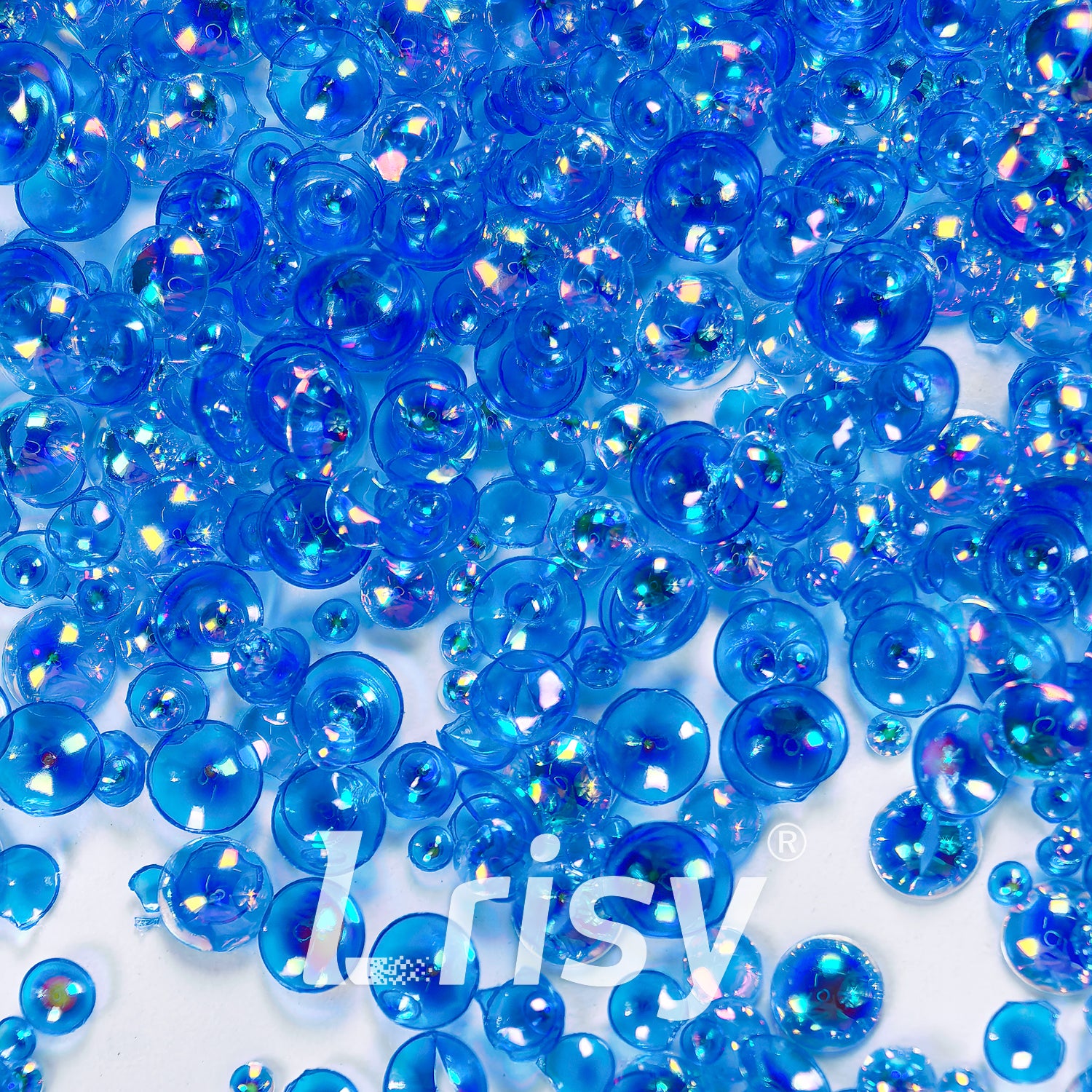 Mixed Holographic Blue Purple 3D Fisheye Bubble Glitter PG10
