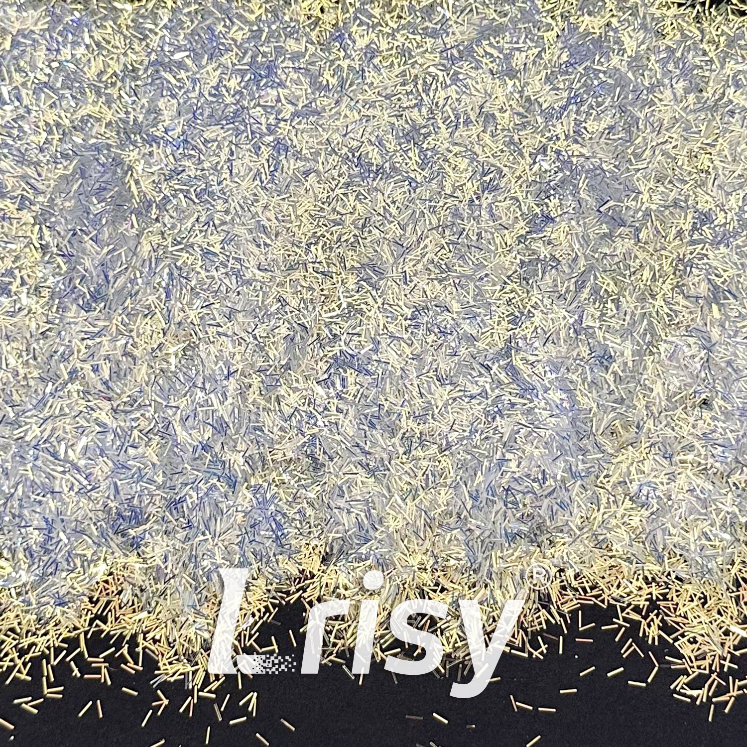 0.3x3.0mm Strip Shaped High Brightness Bluish Violet Blue Glitter NIB