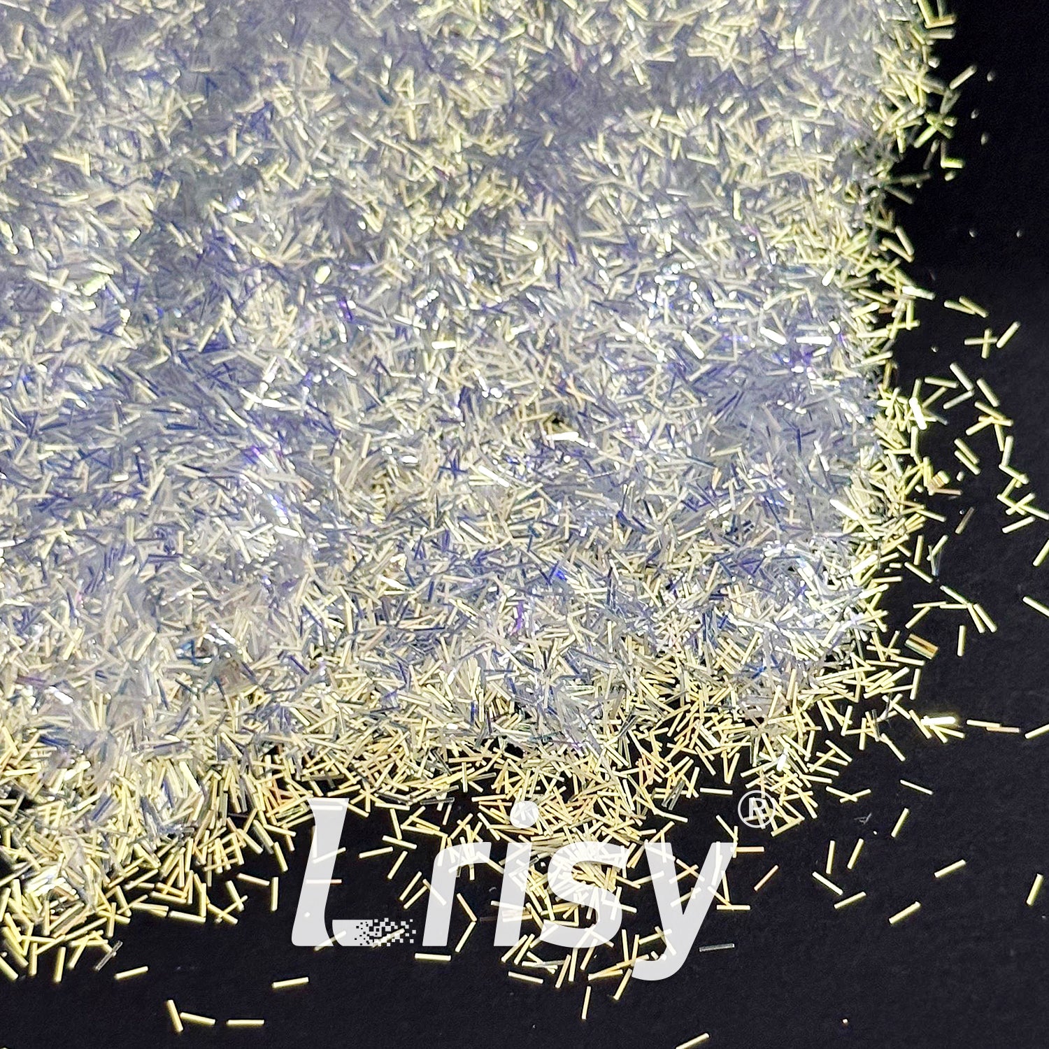 0.3x3.0mm Strip Shaped High Brightness Bluish Violet Blue Glitter NIB