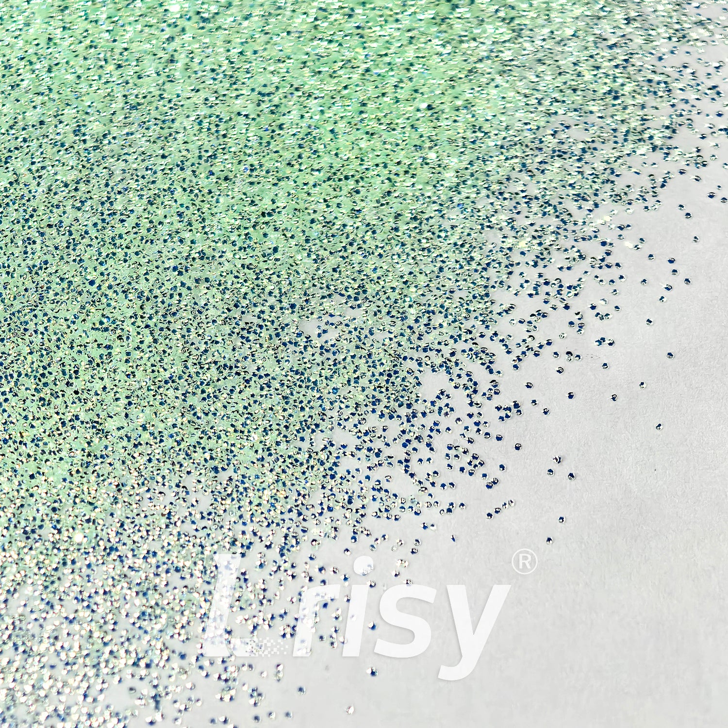 0.4mm Grass Green 3D Bubble Translucent Glitter C-PPE323