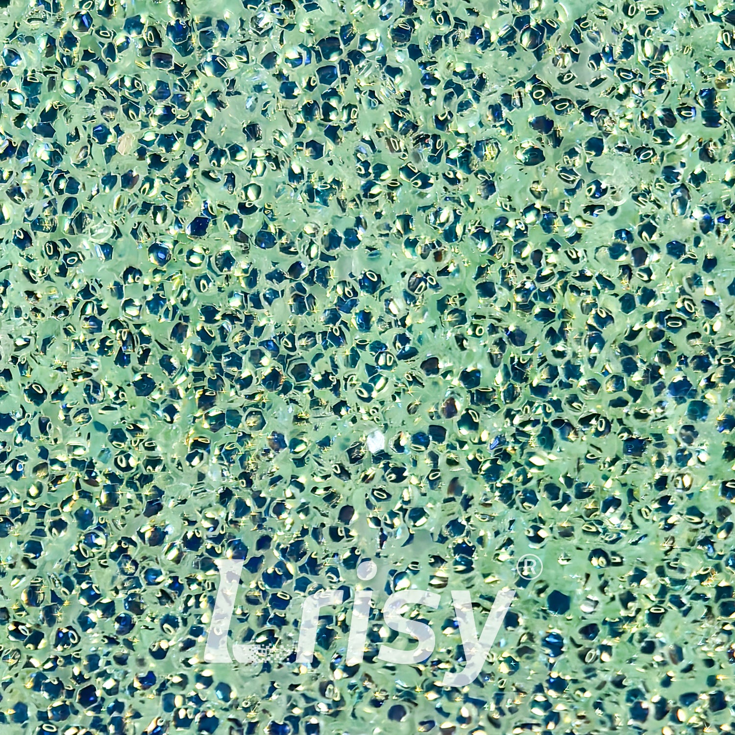 0.4mm Grass Green 3D Bubble Translucent Glitter C-PPE323