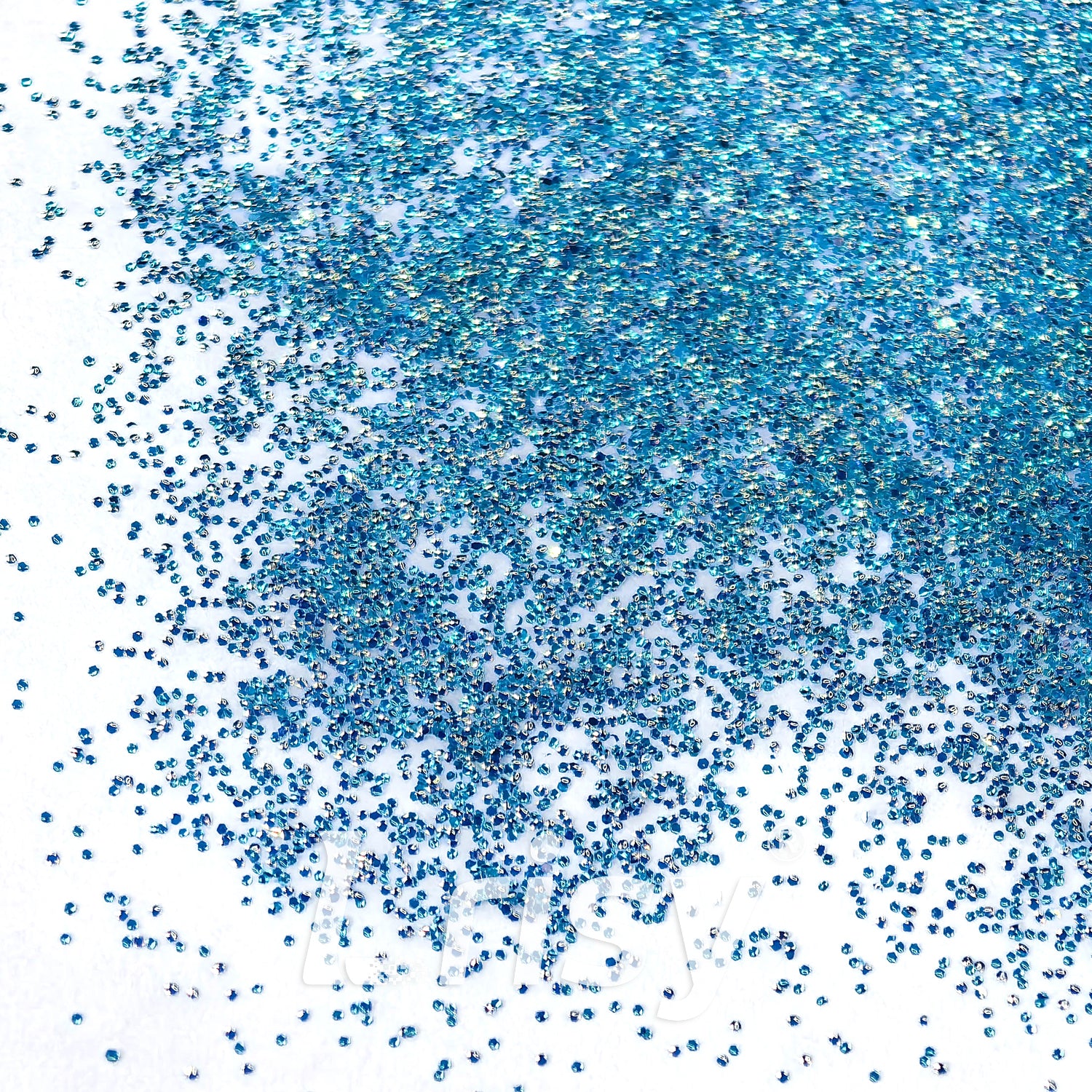 0.4mm Sea Blue 3D Bubble Translucent Glitter C-PPE331