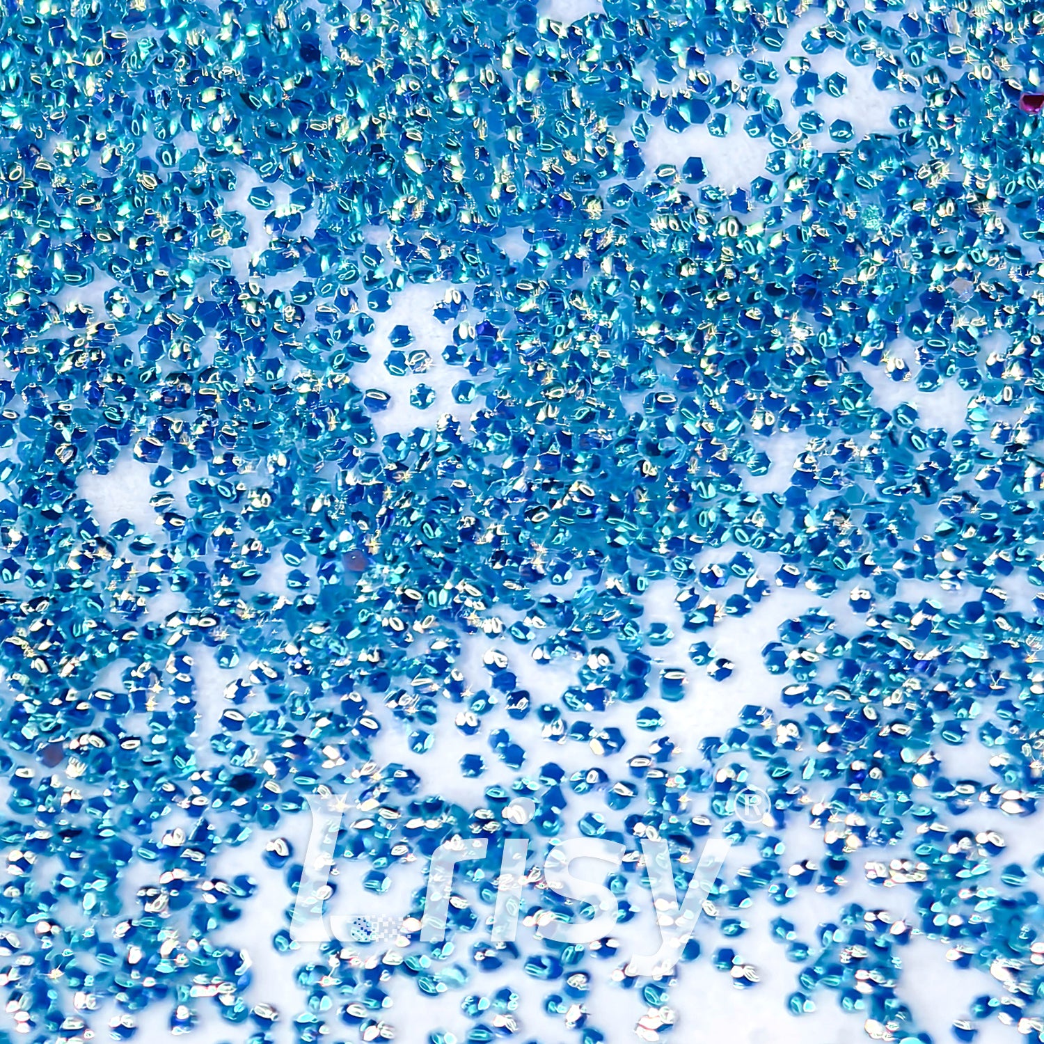 0.4mm Sea Blue 3D Bubble Translucent Glitter C-PPE331