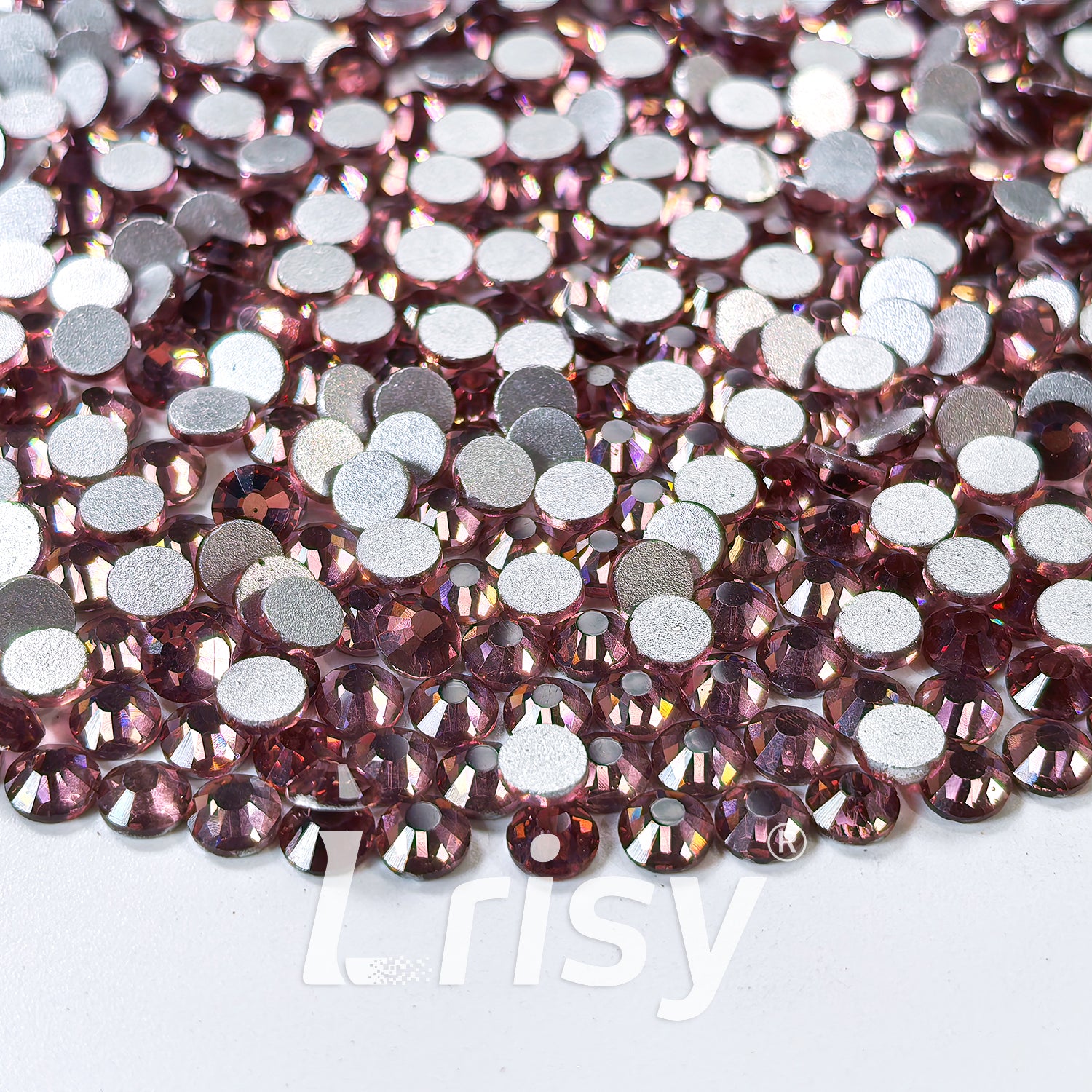 (O)Light Purple Flat Back Rhinestones FBRS010
