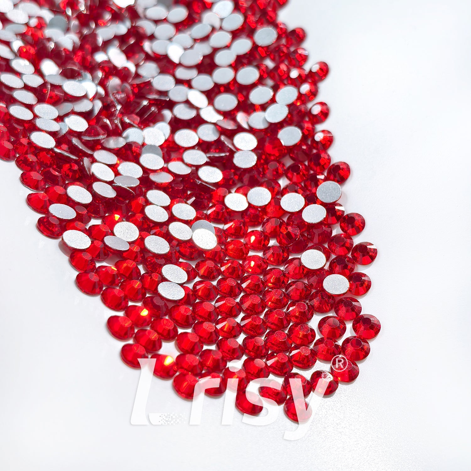 American Red Crystal Transparent Flat Back Rhinestones FBRS017