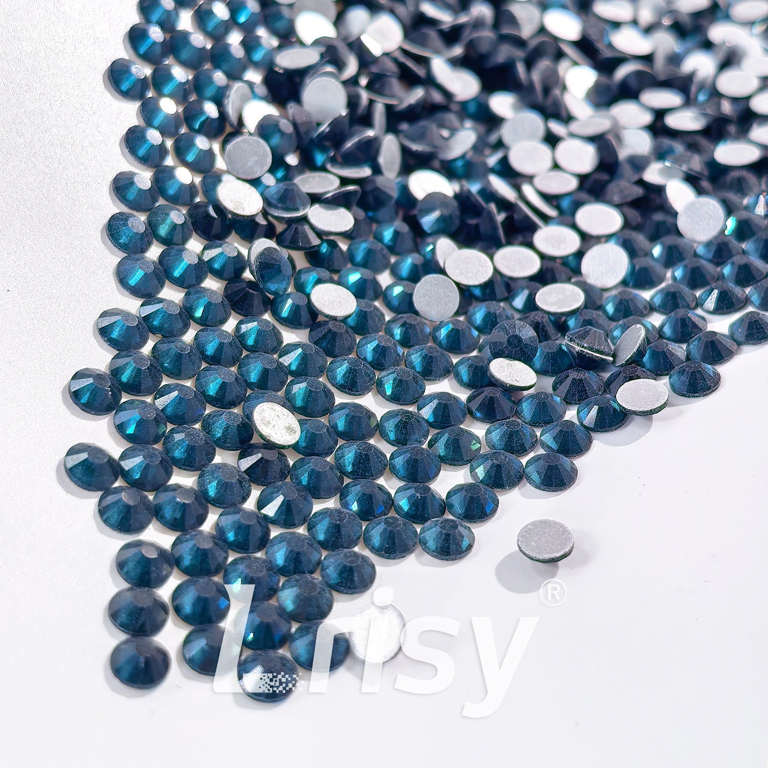 (O)Inky Blue Flat Back Rhinestones FBRS020