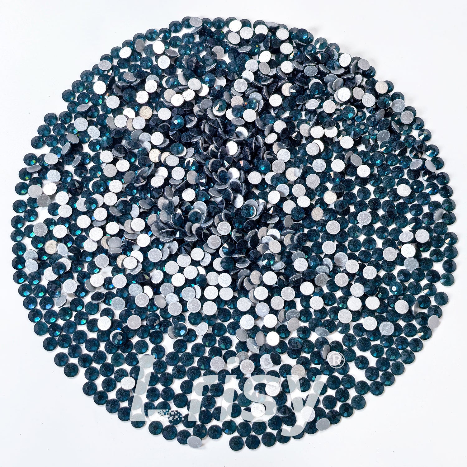 (O)Inky Blue Flat Back Rhinestones FBRS020