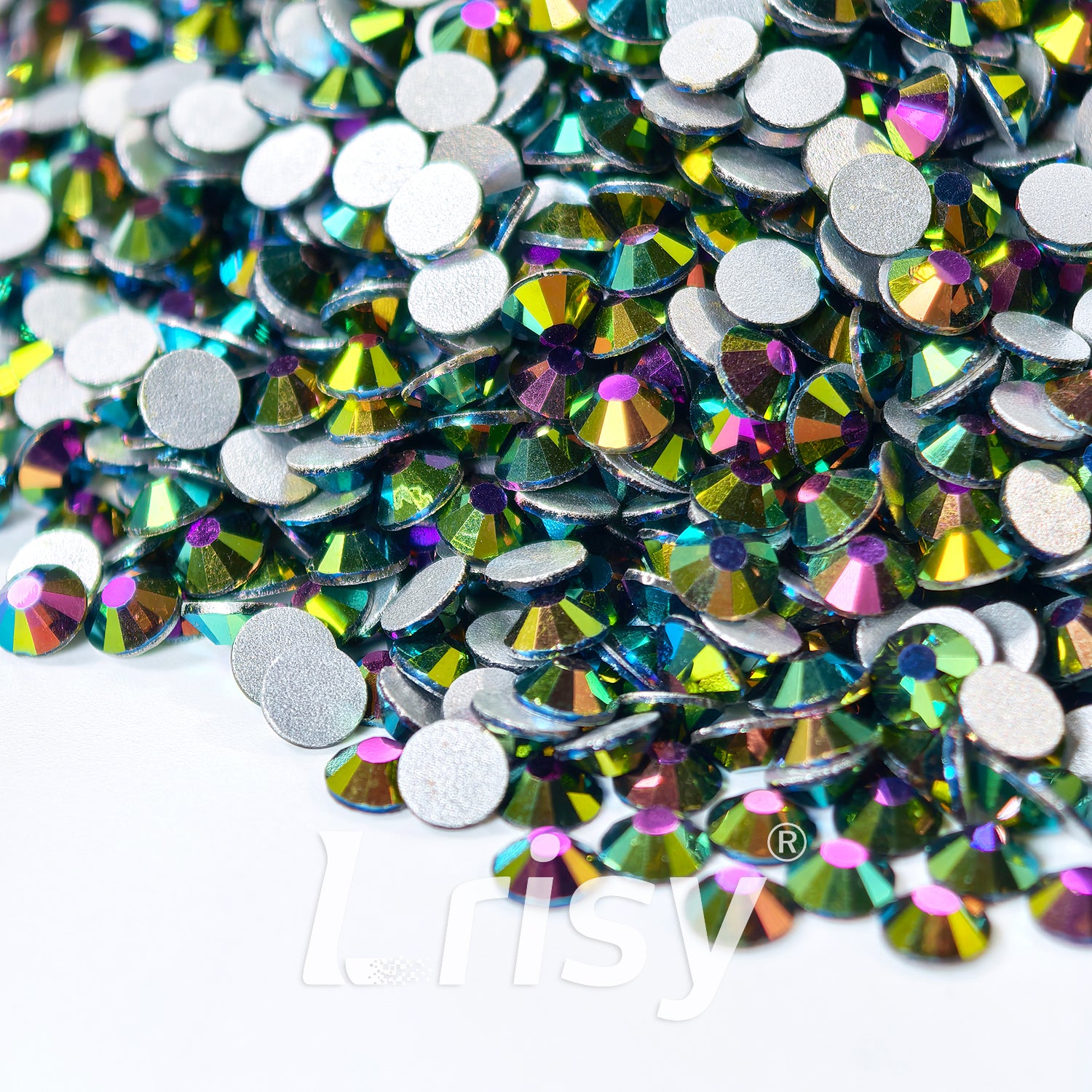 Green Phantom Flat Back Rhinestones FBRS106