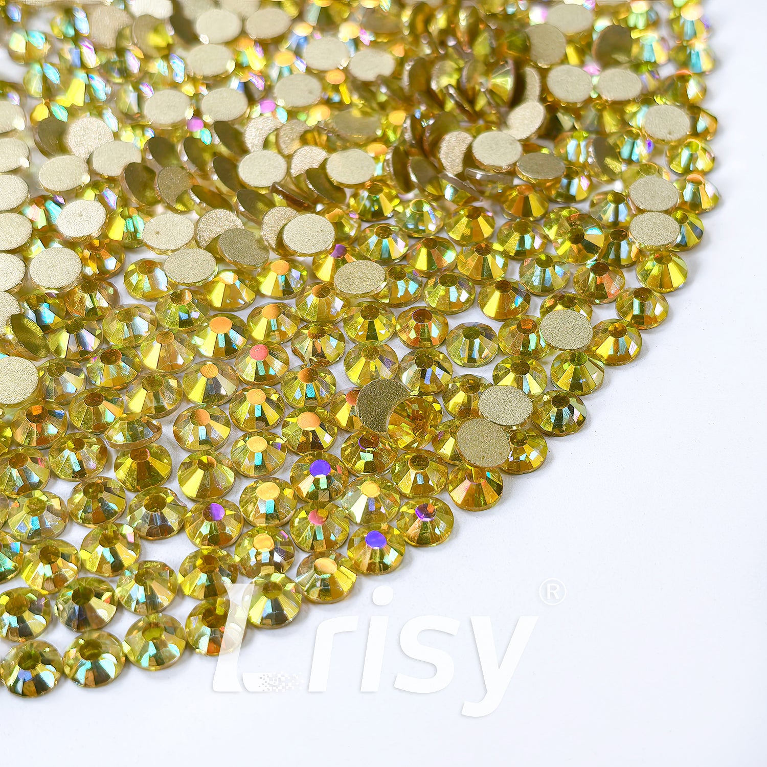 Bright Gold Flat Back Rhinestones FBRS102