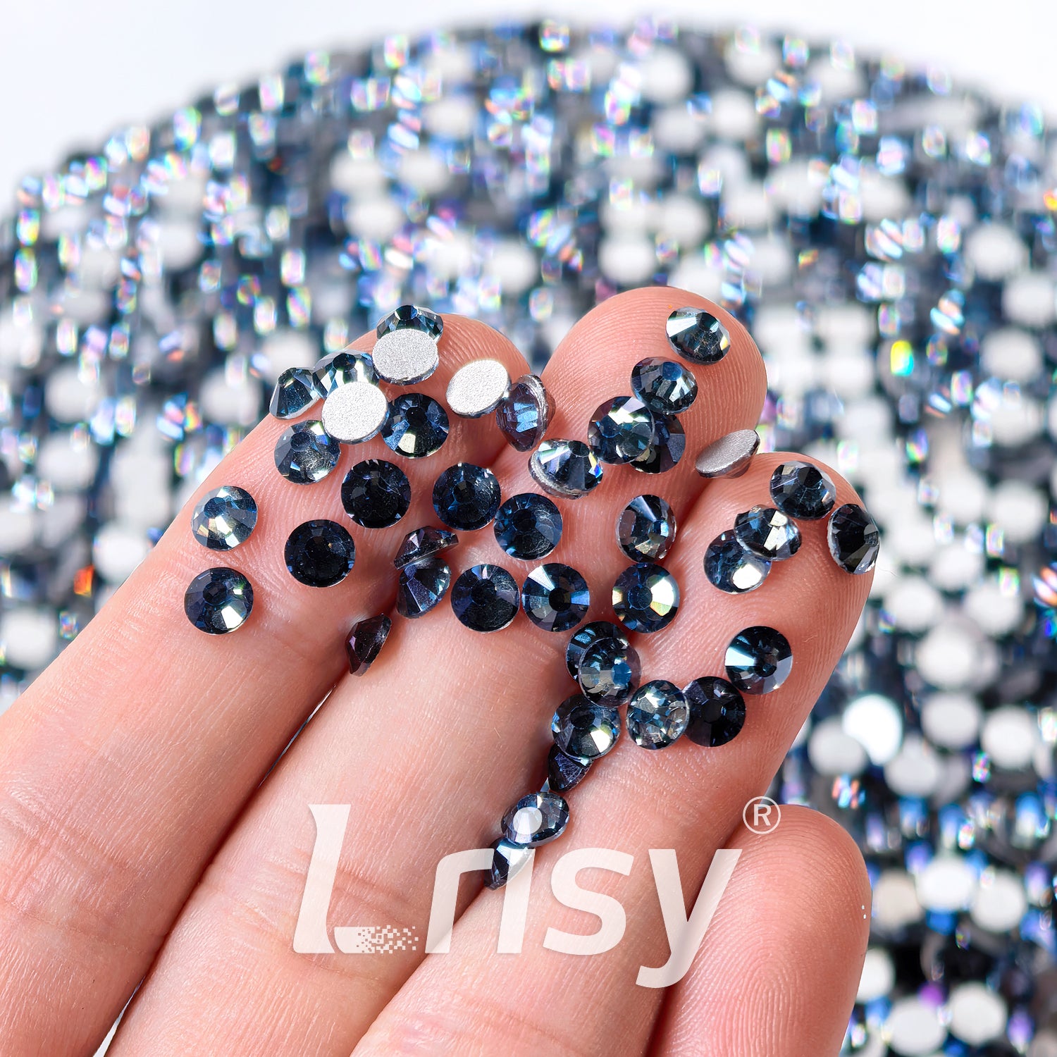 Light Violet Flat Back Rhinestones FBRS107