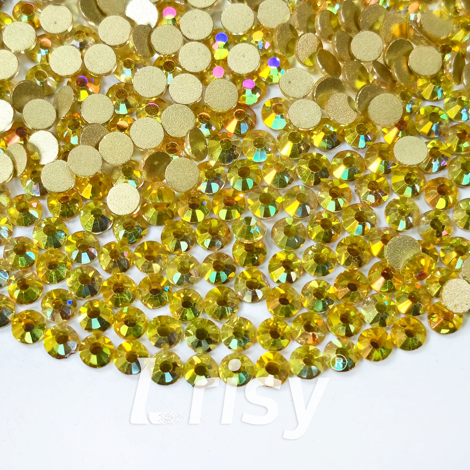 Bright Gold Flat Back Rhinestones FBRS102