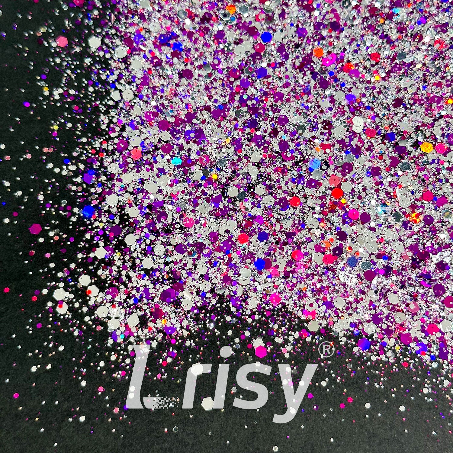 (By jennifer.jenn85)Purple Fairy Custom Mixed Glitter WAL667