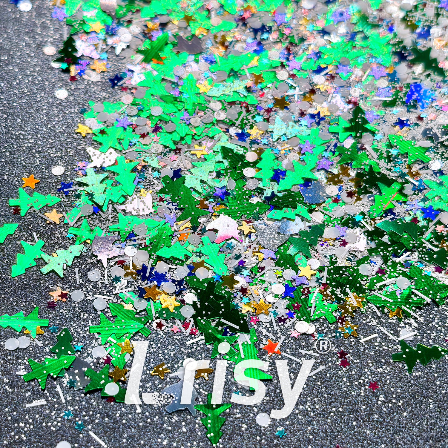 Snow-Topped Christmas Custom Mixed Glitter WYF001