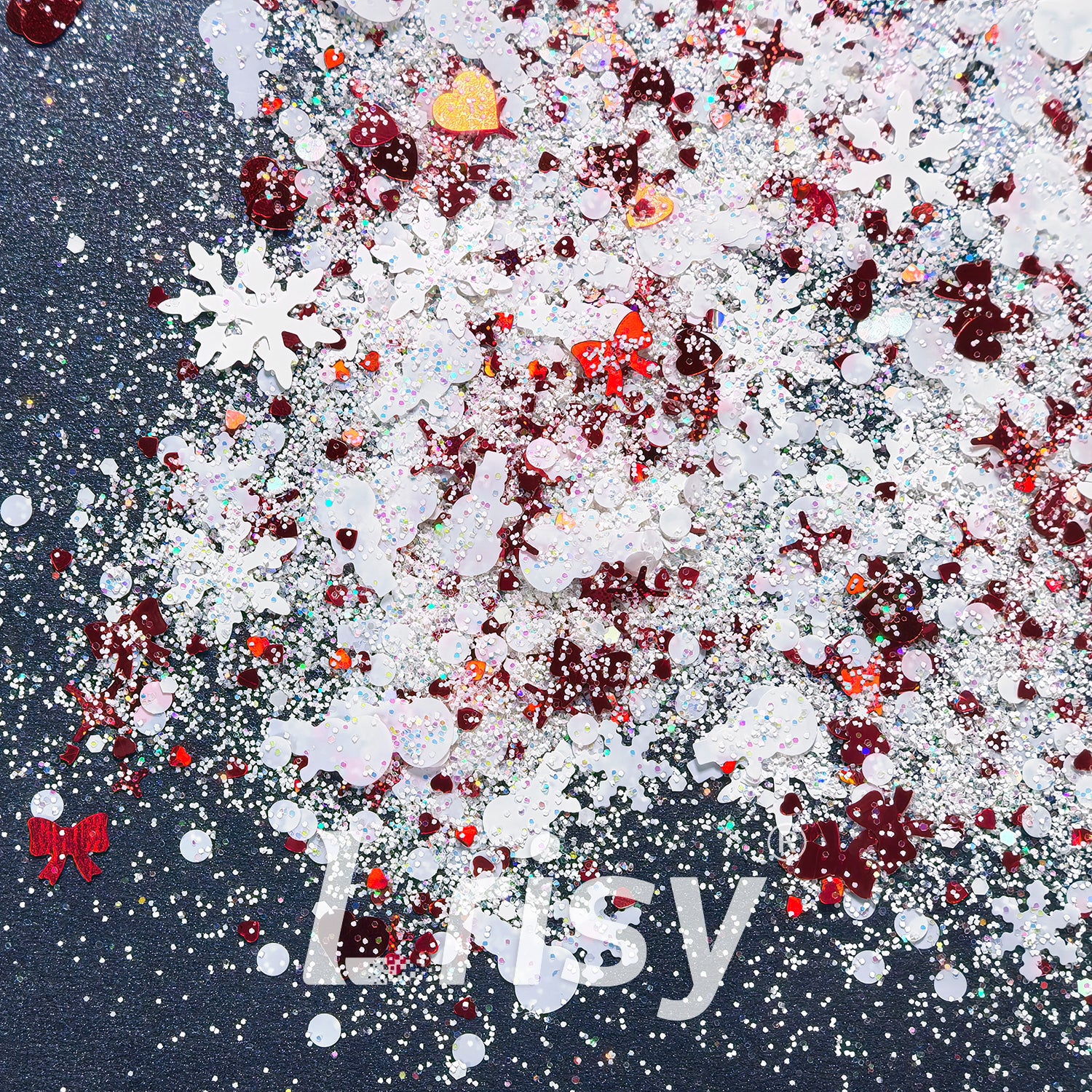 Snowmen Don't Get Lost Custom Mixed Glitter WYF004