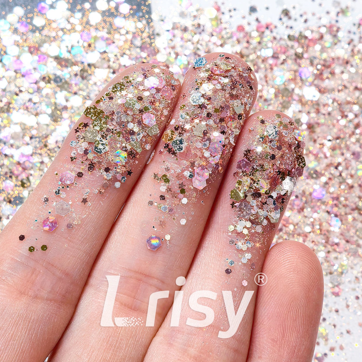 Half Sugar Milk Tea Custom Mixed Glitter WYF006