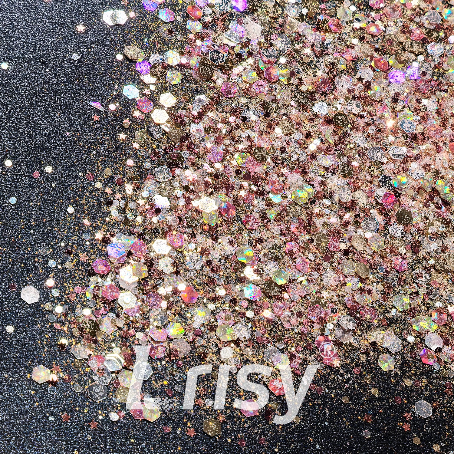 Half Sugar Milk Tea Custom Mixed Glitter WYF006