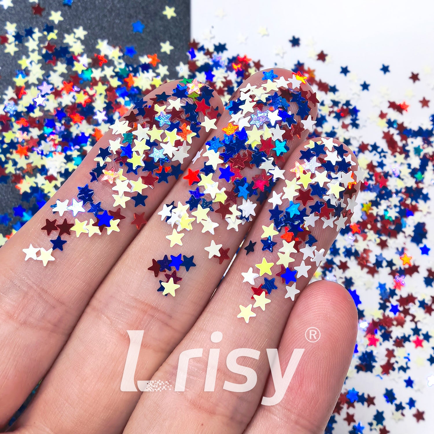 Freedom Star Custom Mixed Glitter WYF021