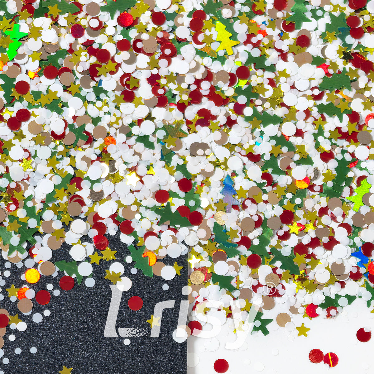 Colorful Christmas Light Custom Mixed Glitter WYF029