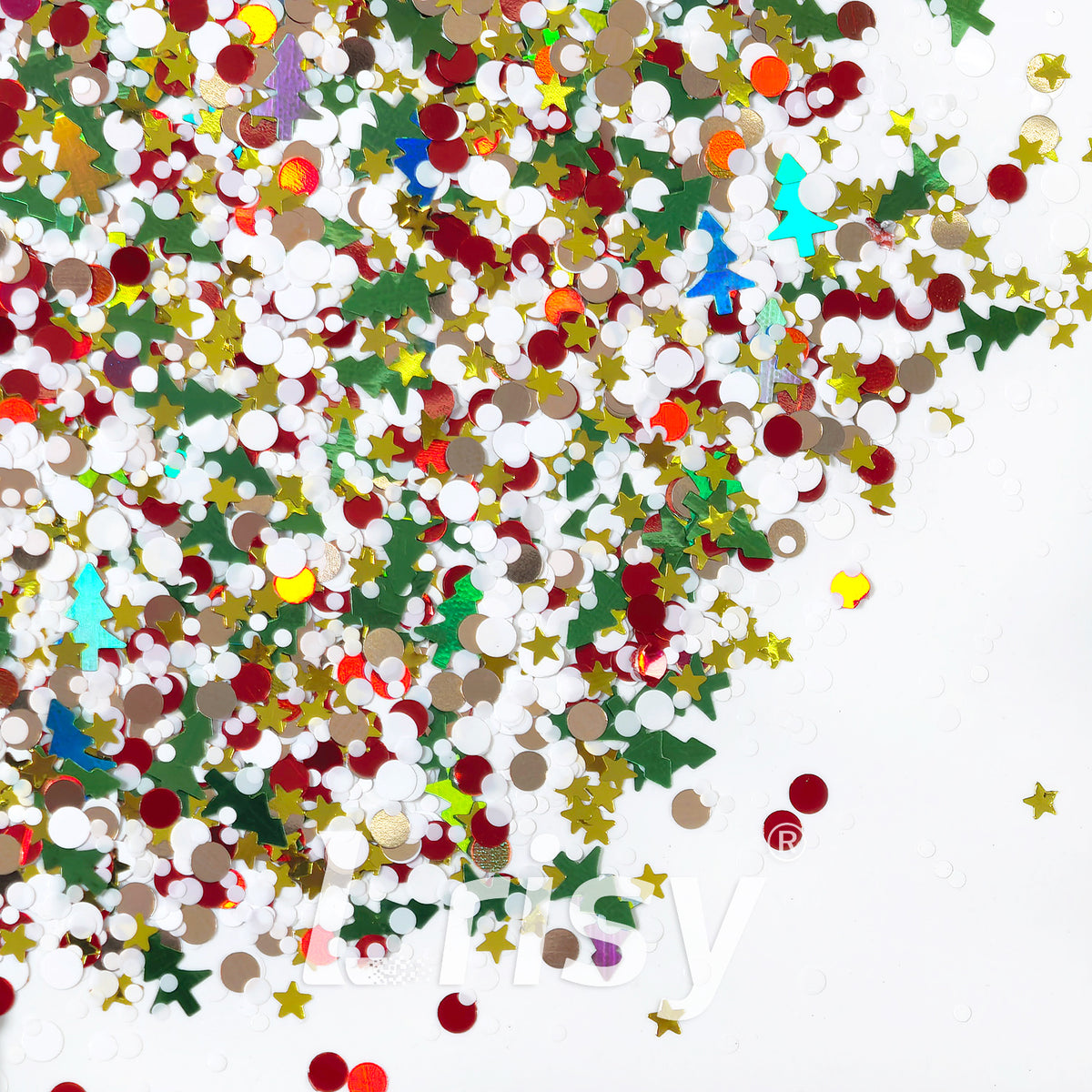 Colorful Christmas Light Custom Mixed Glitter WYF029