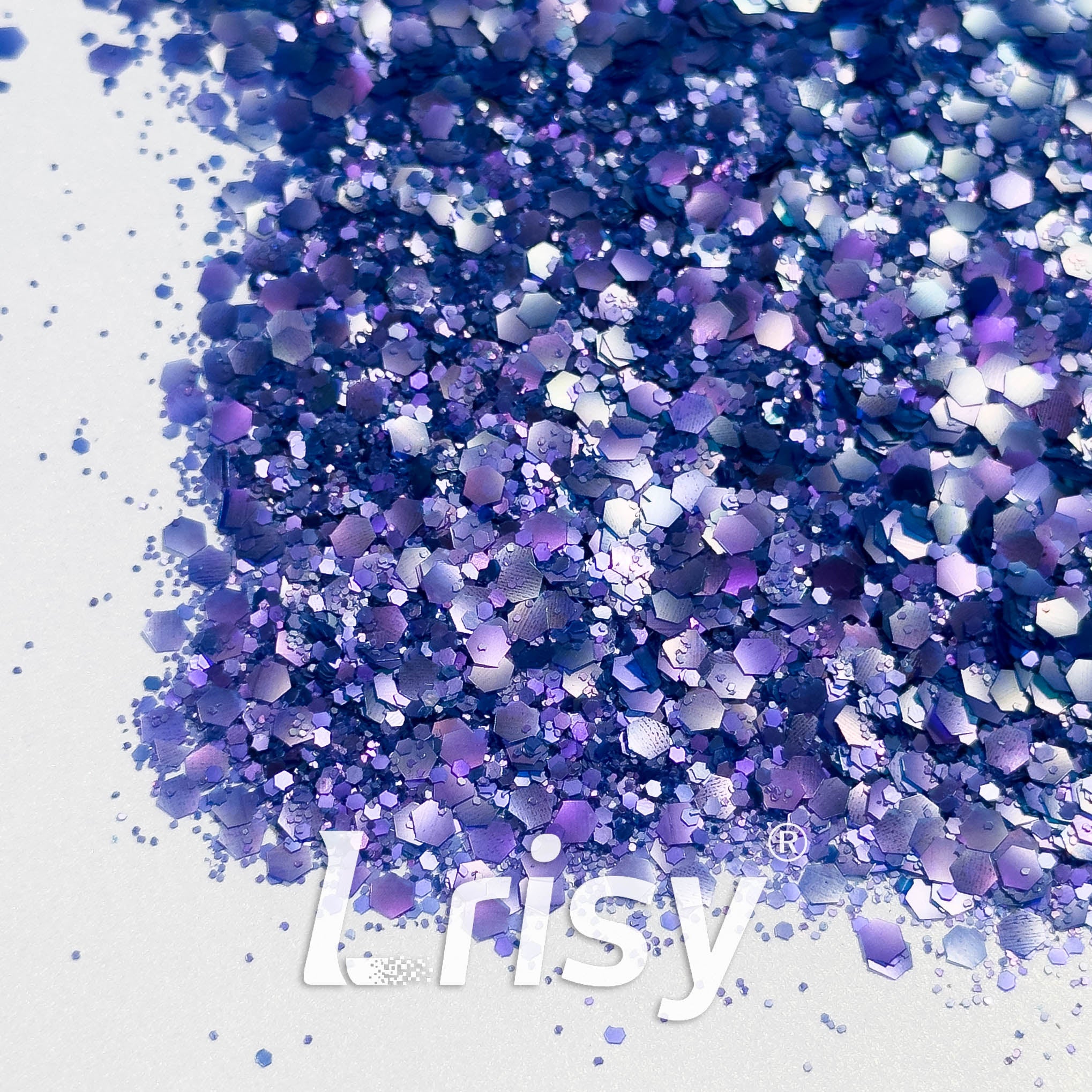 General Mixed Matte Phantom Purple & Blue Glitter YB02