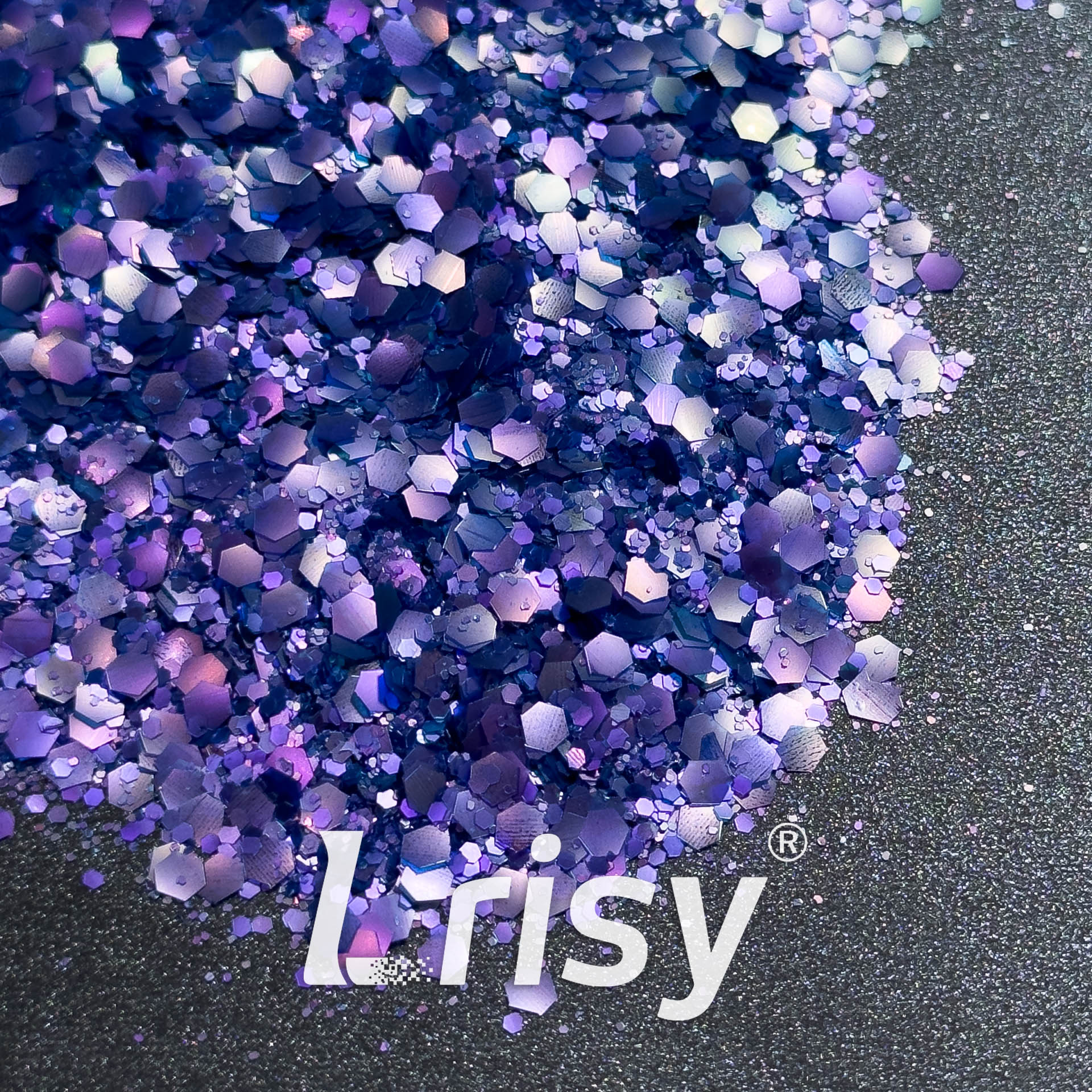 General Mixed Matte Phantom Purple & Blue Glitter YB02