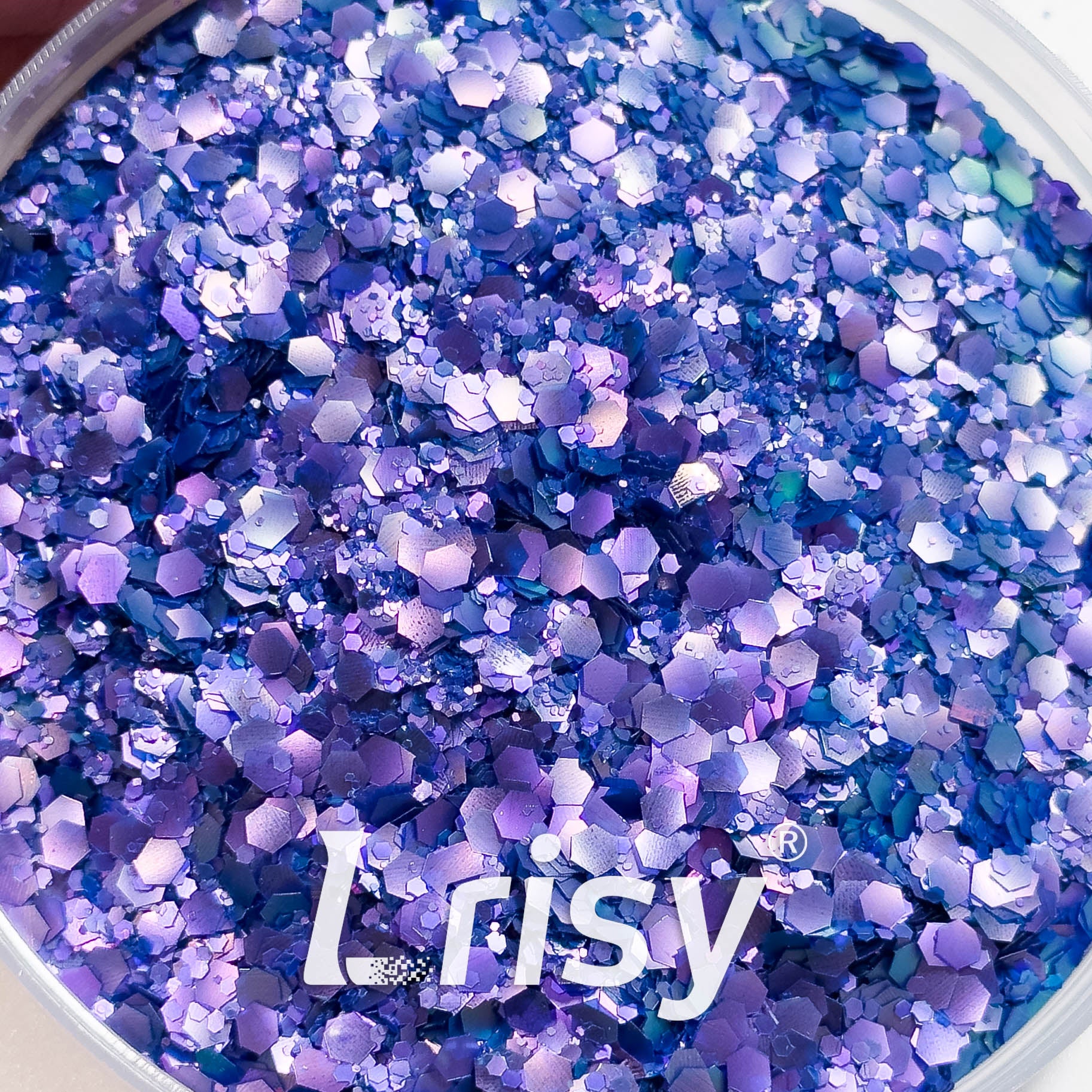 General Mixed Matte Phantom Purple & Blue Glitter YB02