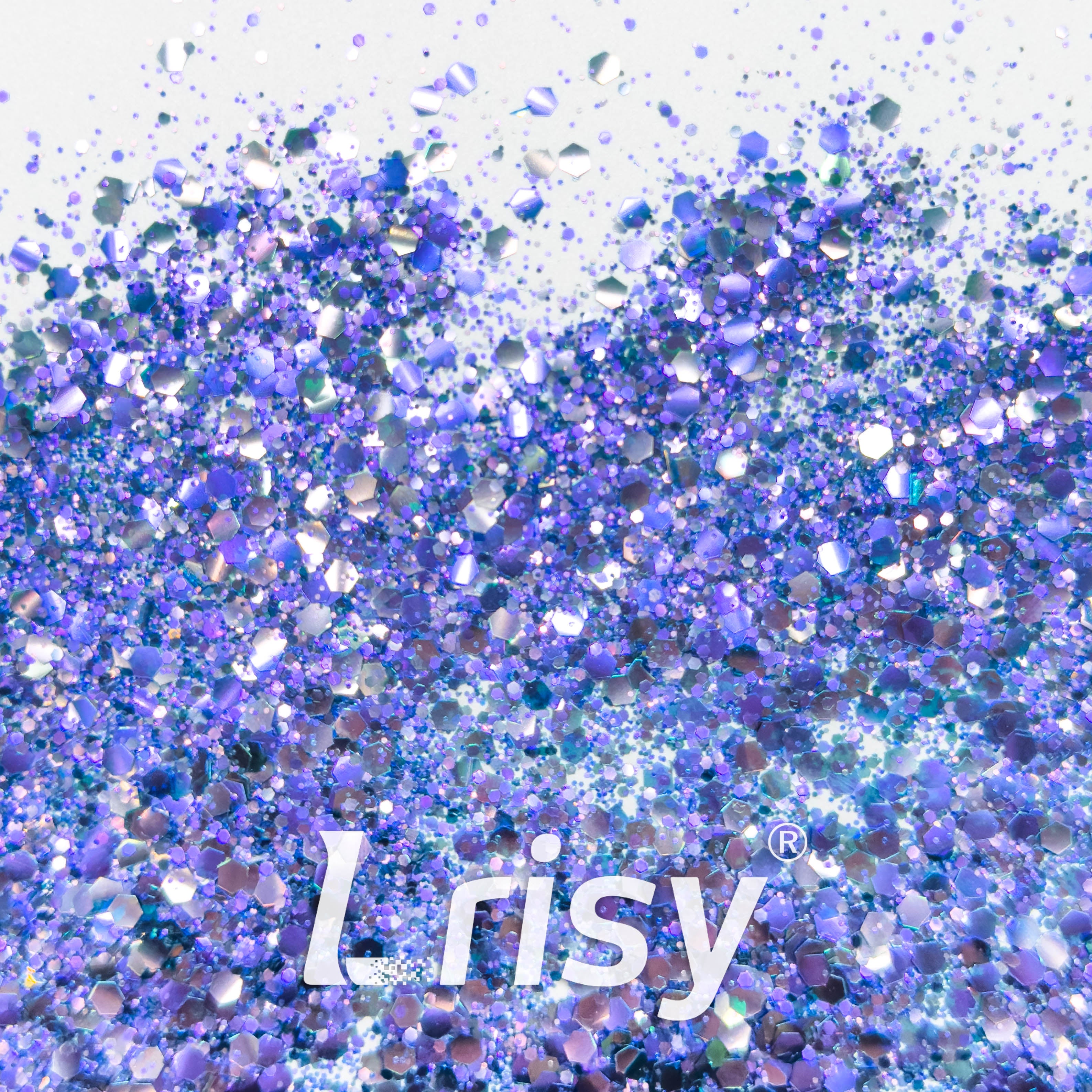 General Mixed Matte Phantom Purple & Blue Glitter YB06