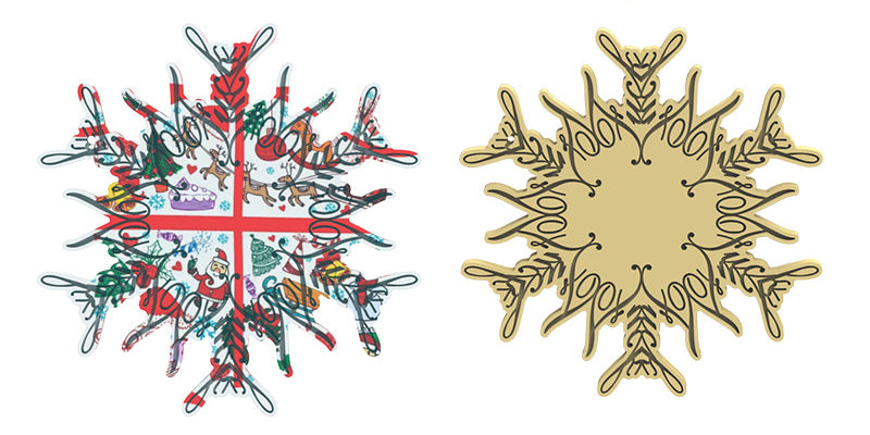 Snowflake Pendant Jewelry Silicone Resin Mold M-YMR-XHDJ006