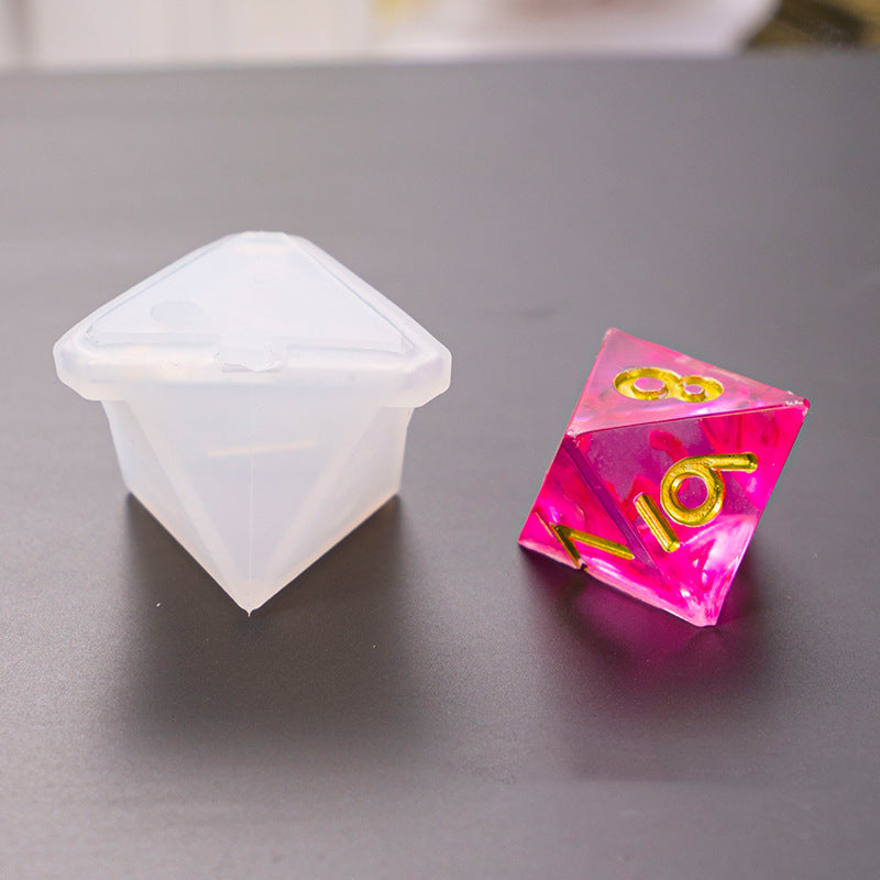 Polyhedral Game Dice Resin Silicone Mold M-LYY-SZ006