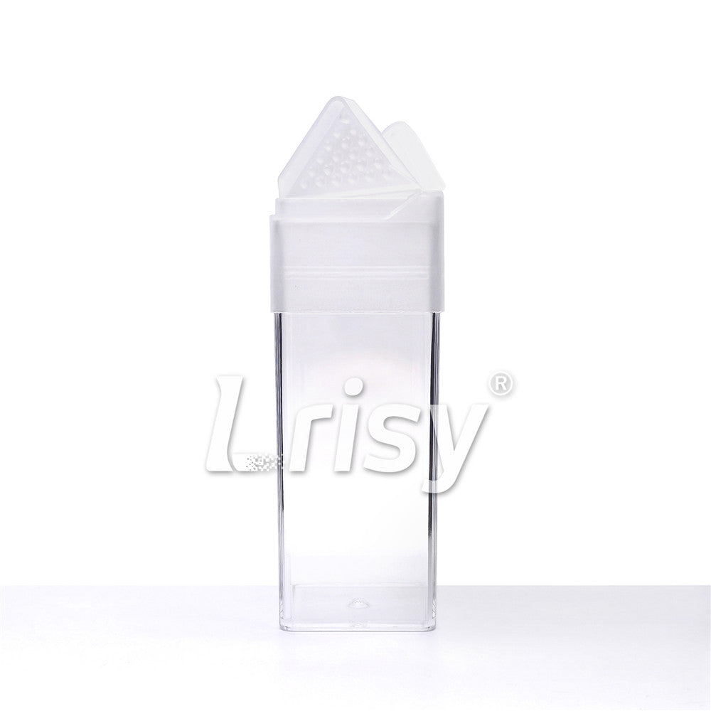 5 OZ Pack of 15 Pcs Square Glitter Shaker Jars 48 x 48 x 125mm