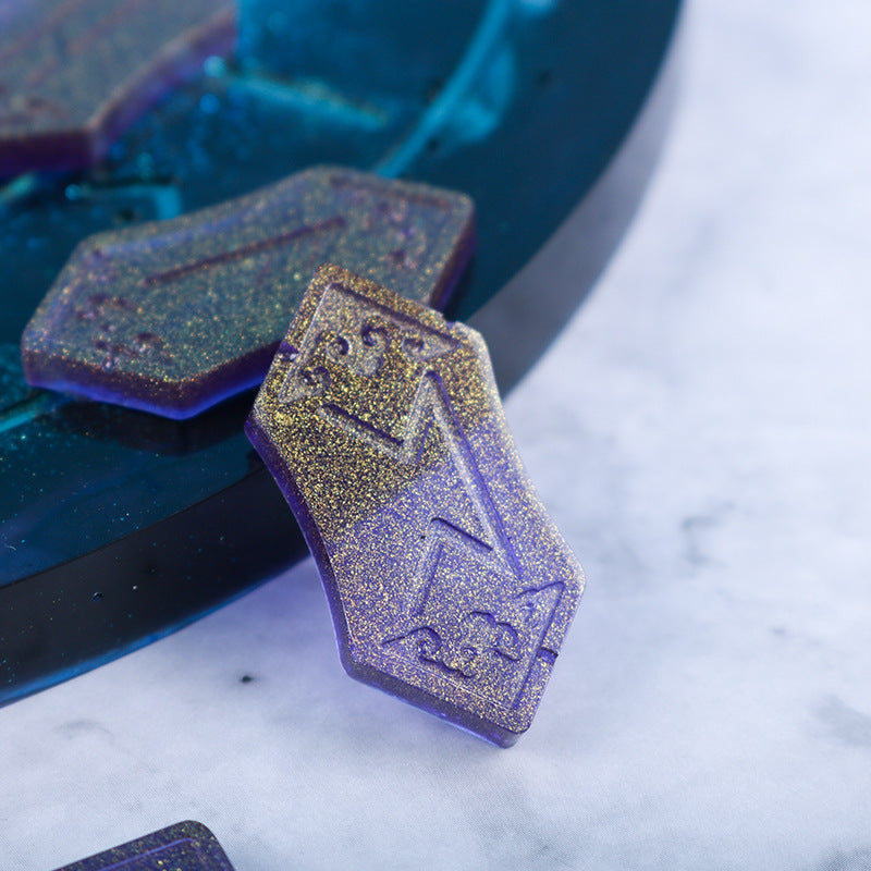 Rune Divination Tools Pack of 6 Silicone Resin Mold M-DYY-RDT001