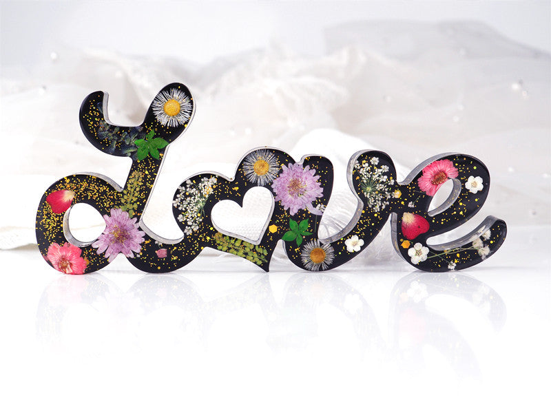 Love's alphabet Silicone Resin Mold M-LXRH-LOV001