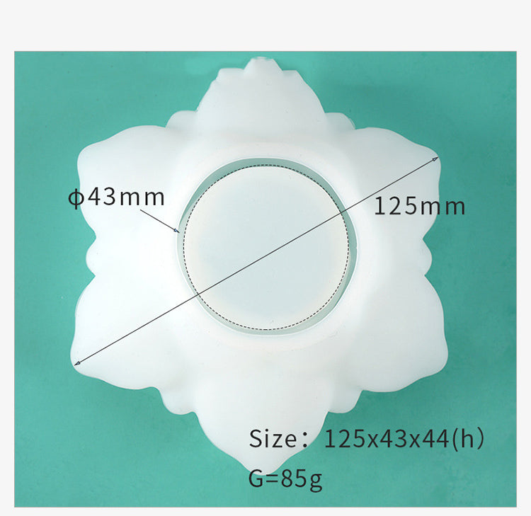 12 Petal Lotus Jewelry Box Silicone Mold For Epoxy Resin M-LYY-PLB001