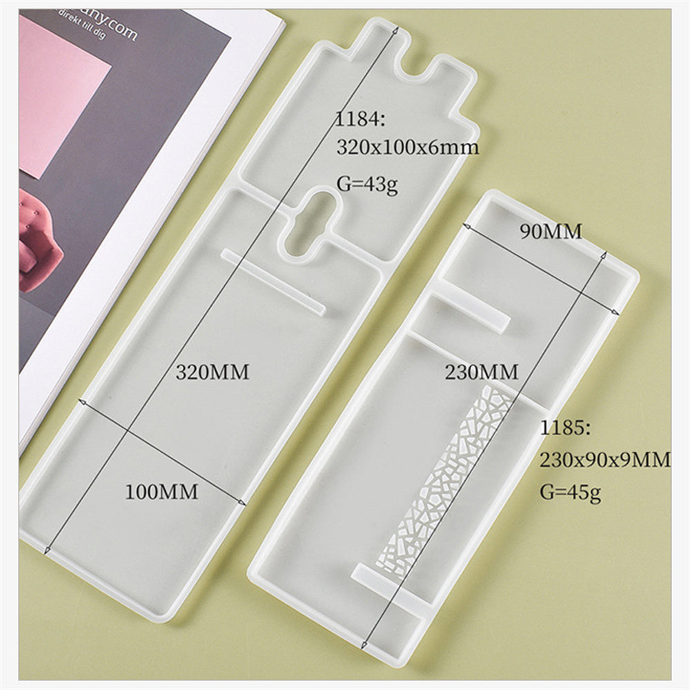 Pack of 2 Sphere Side Section Table Silicone Resin Mold M-LYY-ZJ001