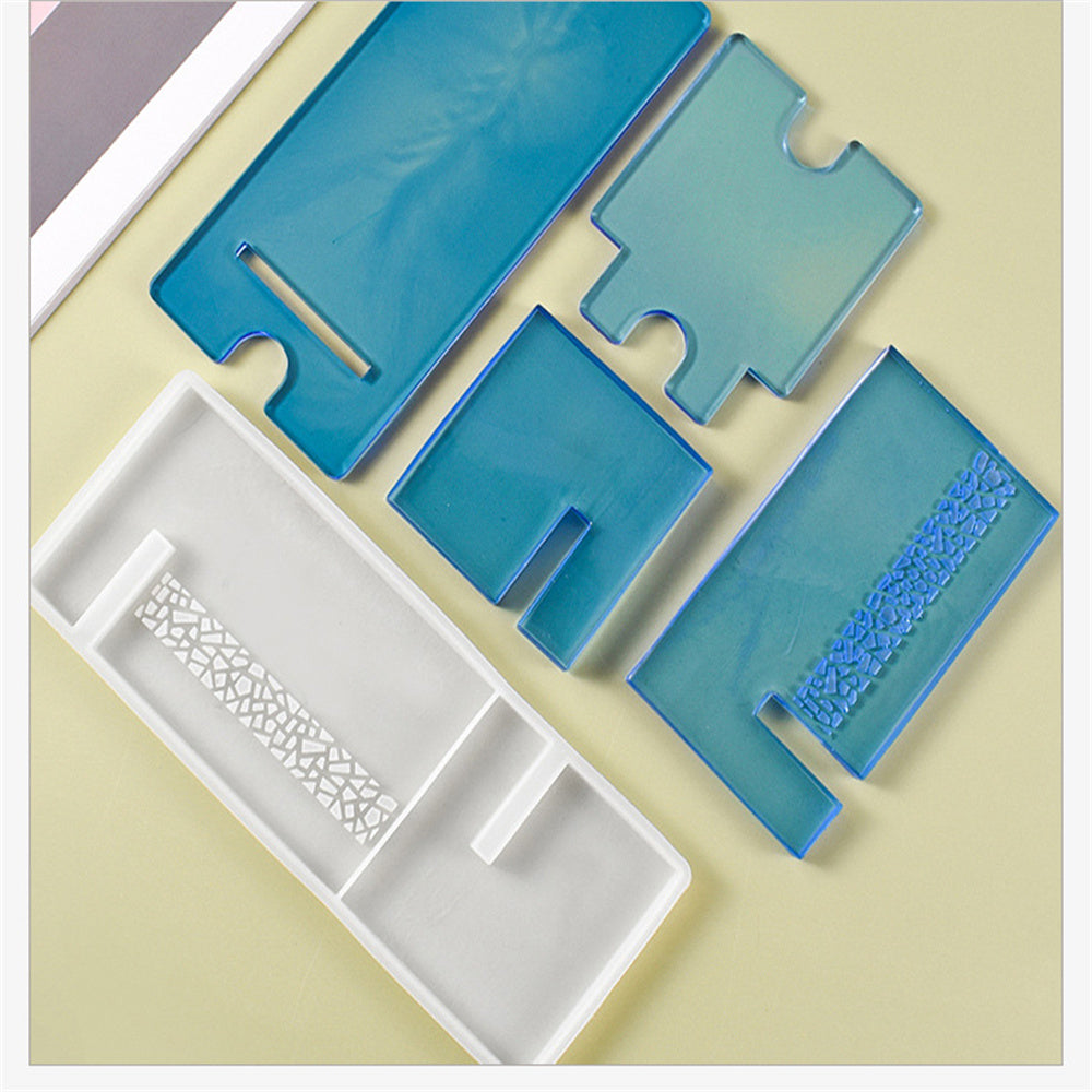 Pack of 2 Sphere Side Section Table Silicone Resin Mold M-LYY-ZJ001