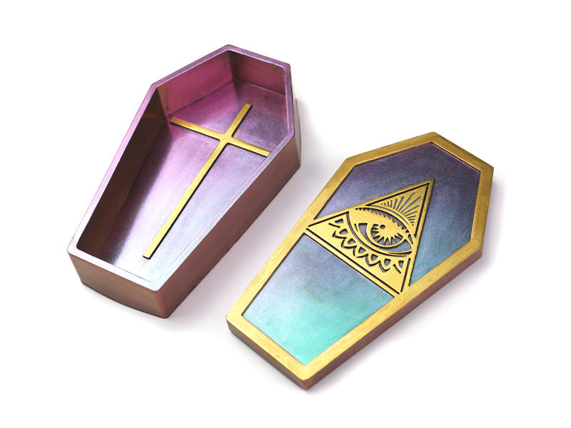 Halloween Zombie Coffin Shaped Silicone Resin Mold M-DESH-GC002