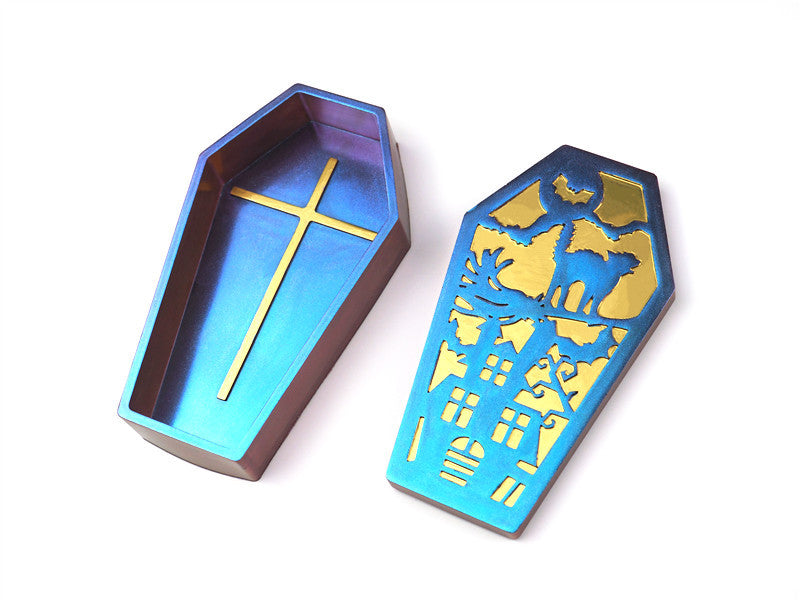 Halloween Zombie Coffin Shaped Silicone Resin Mold M-DESH-GC002