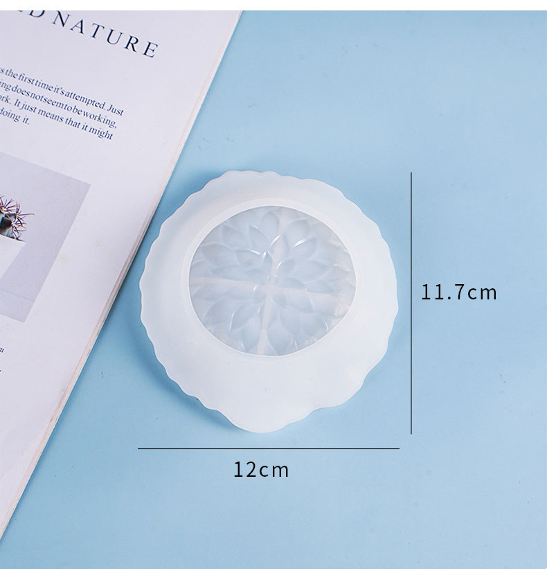 Leaf Shape Dish Silicone Resin Mold 120x170mm M-LYY-SYXD001