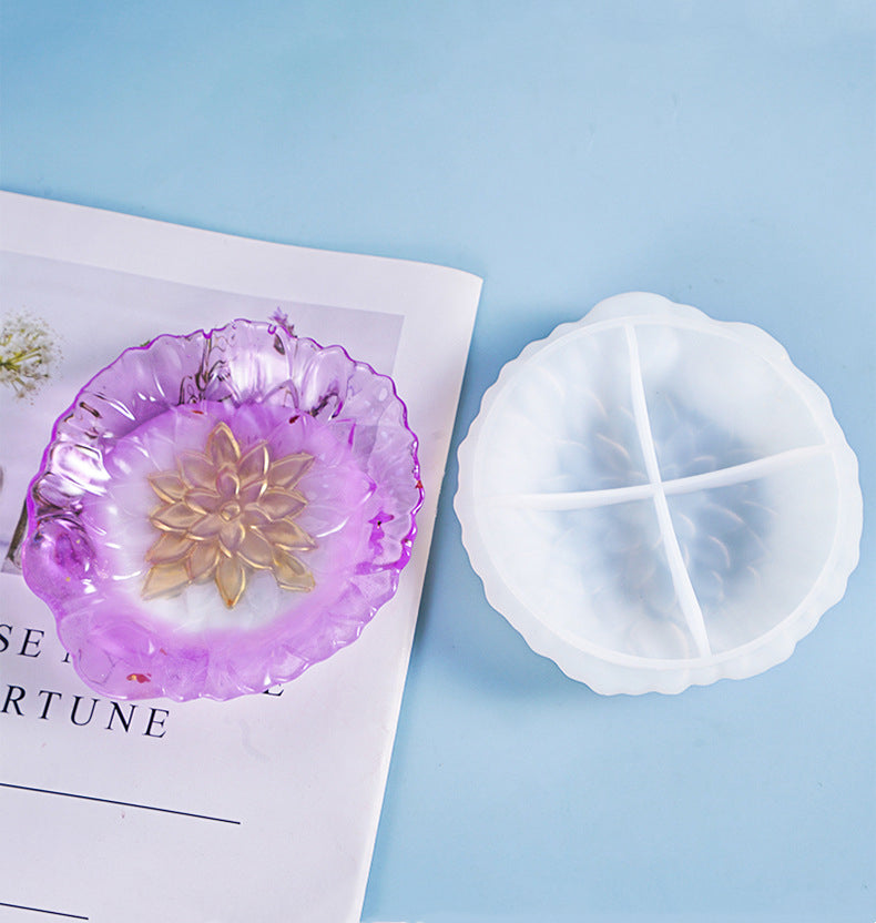 Leaf Shape Dish Silicone Resin Mold 120x170mm M-LYY-SYXD001