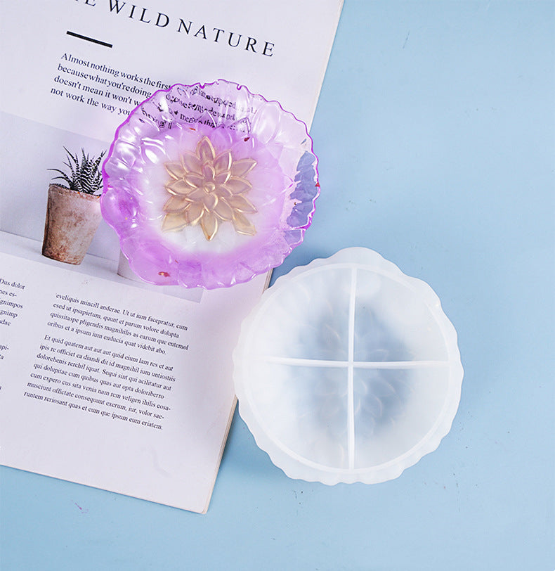 Leaf Shape Dish Silicone Resin Mold 120x170mm M-LYY-SYXD001