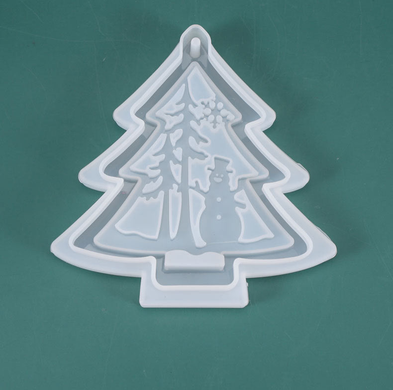 Christmas Series Decoration Pendant Silicone Resin Mold M-YMR-SDGP002