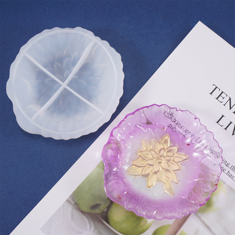 Leaf Shape Dish Silicone Resin Mold 120x170mm M-LYY-SYXD001