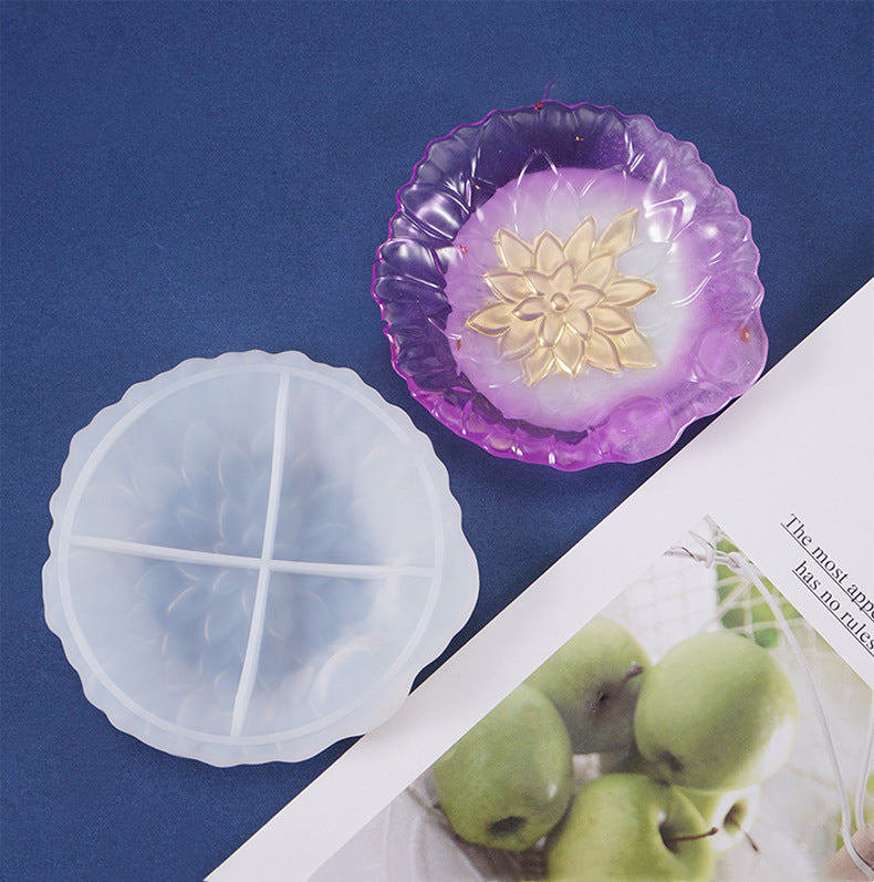 Leaf Shape Dish Silicone Resin Mold 120x170mm M-LYY-SYXD001