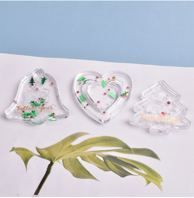 Christmas Series Decoration Pendant Silicone Resin Mold M-YMR-SDGP007