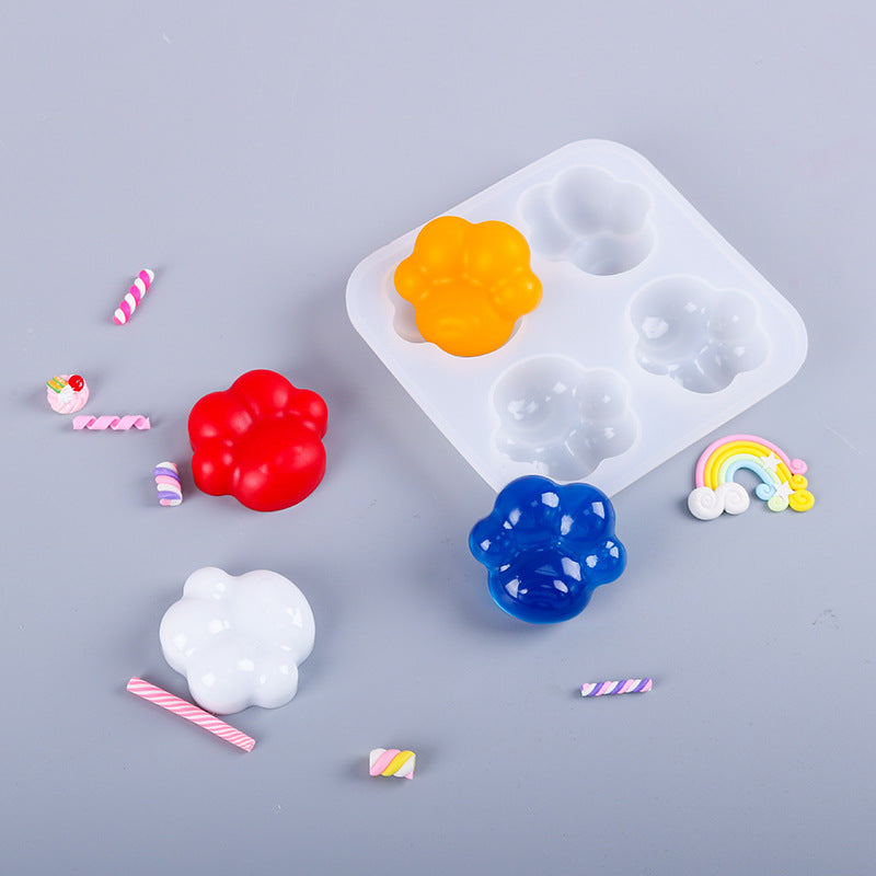 Cute Cat Paws Silicone Resin Mold 150x140mm M-DYY-CCP002