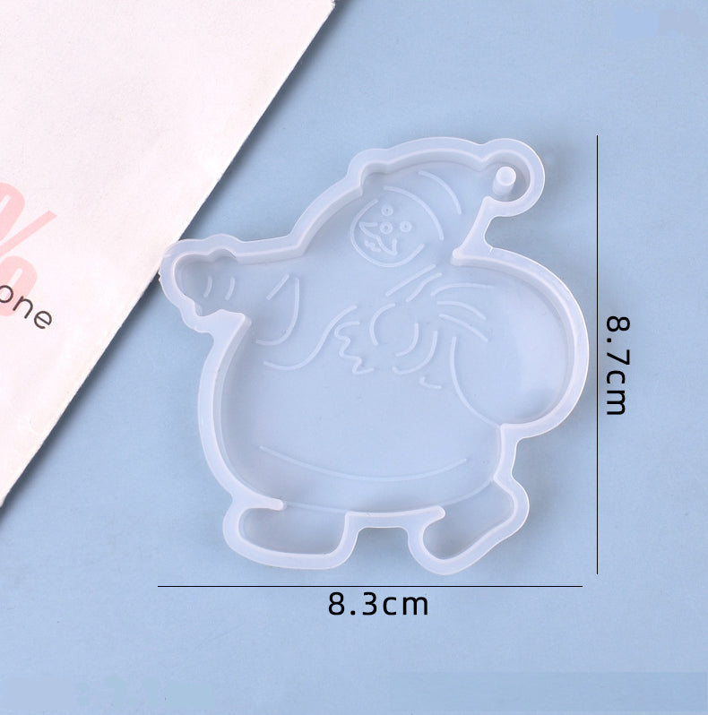 Christmas Series Decoration Pendant Silicone Resin Mold M-YMR-SDGP004