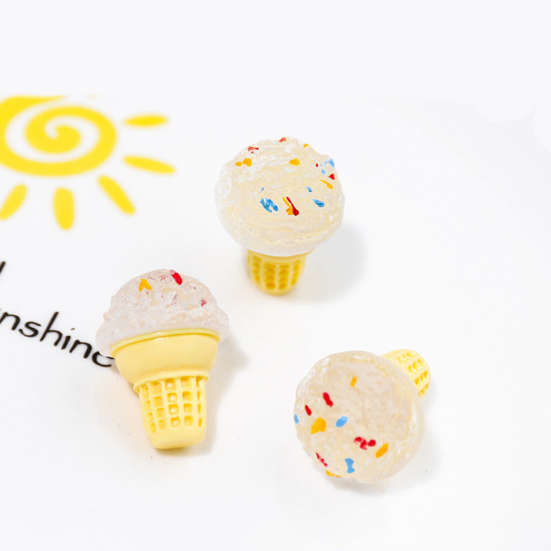 Ice Cream Playfood Resin Slime Charms Cabochons Ornament DIY Crafts 06