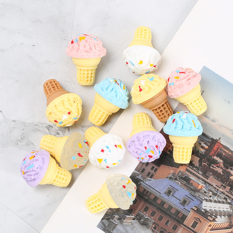 Ice Cream Playfood Resin Slime Charms Cabochons Ornament DIY Crafts 09