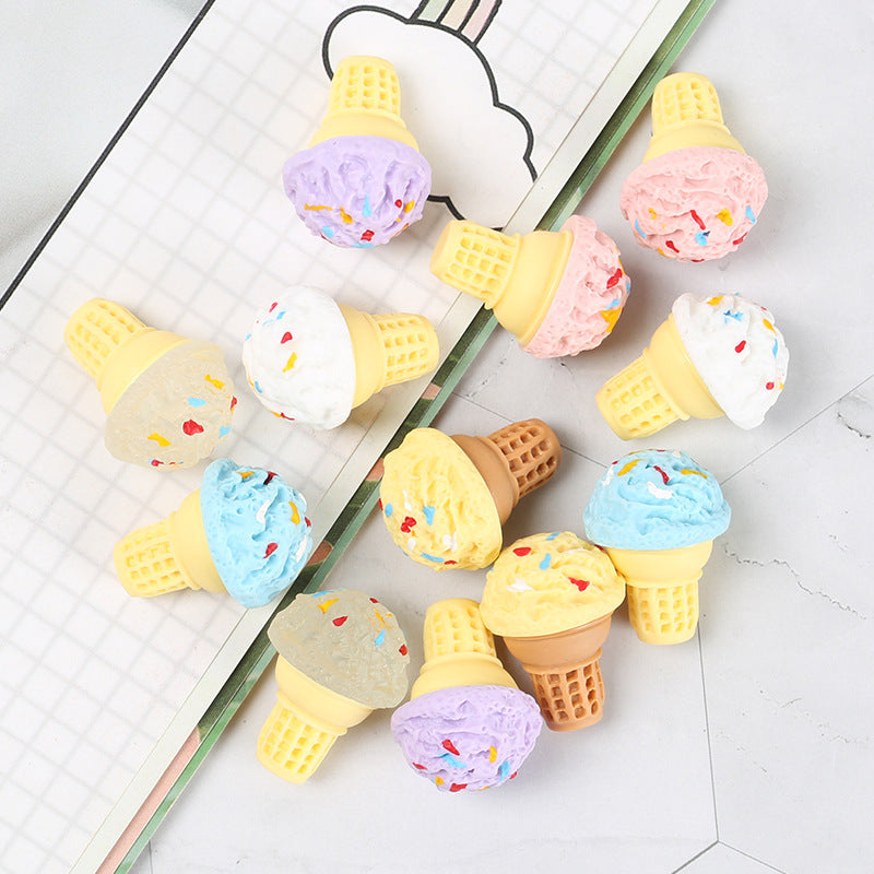 Ice Cream Playfood Resin Slime Charms Cabochons Ornament DIY Crafts 09